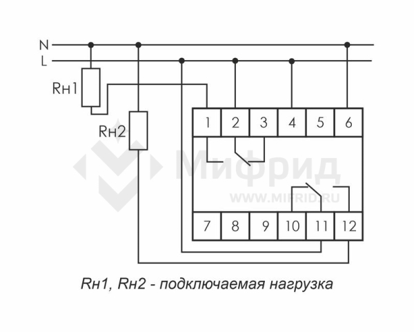 Реле времени PCU-507 2х8А 230В 2перекл. IP20 многофункц. 2 независимых времен. 1мод. монтаж на DIN-рейке F&F EA02.001.022