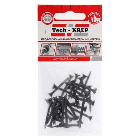 Саморез гипсокартон-металл 3.5х32 (пакет) (уп.30шт) Tech-Krep/Zitar 117921