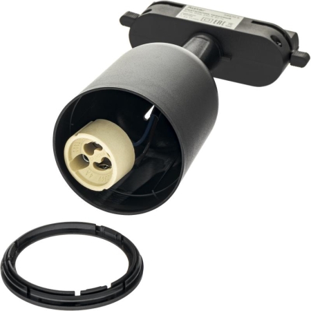 Светильник трековый ARTLINE поворотный 55х55х87мм GU10 220В пластик 4кв.м черн. Ritter 59870 5 Светильник трековый ARTLINE поворотный 55х55х87мм GU10 220В пластик 4кв.м черн. Ritter 59870 5