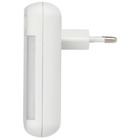 Светильник светодиодный NN-624-SW-W ночник в розетку с выключателем бел. ЭРА Б0057214