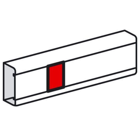 Накладка на стык крышки 110мм для кабель-каналов METRA Leg 638085 Накладка на стык крышки 110мм для кабель-каналов METRA Leg 638085