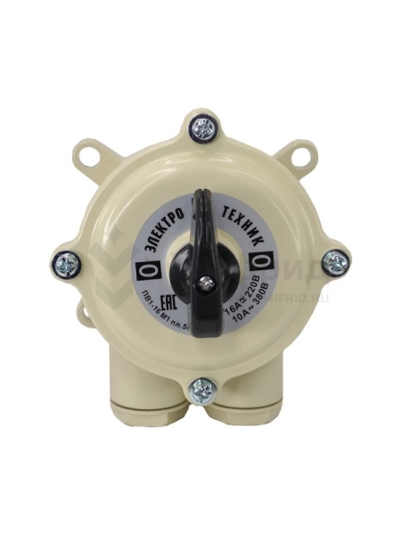 Выключатель пакетный ПВ1-16А М1 16А IP56 корпус пластик. Электротехник ET002562