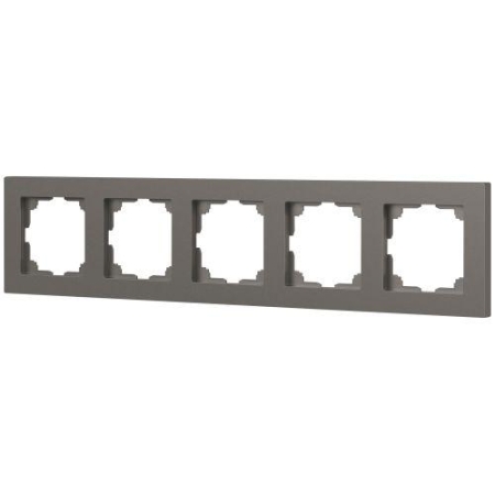 Рамка 5-м СП Accent 6-505-09 титан Intro Б0063739