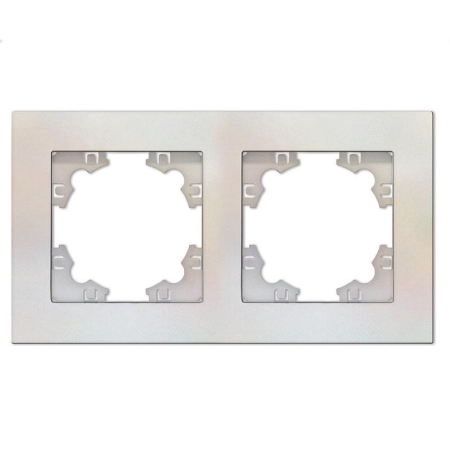 Рамка 2-м Афина универс. жемчуж. Universal A0044-OBr Рамка 2-м Афина универс. жемчуж. Universal A0044-OBr