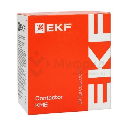 Контактор КМЭ-1 18А кат. 230В AC 1НЗ EKF ctr-s-18-220-nc