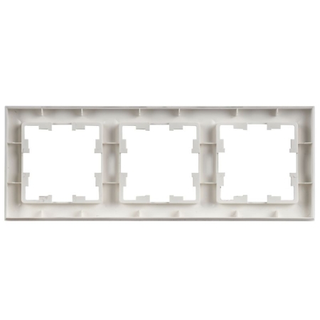 Рамка 3-м BRITE РУ-3-БрАБ арктич. бел. IEK BR-M32-K91