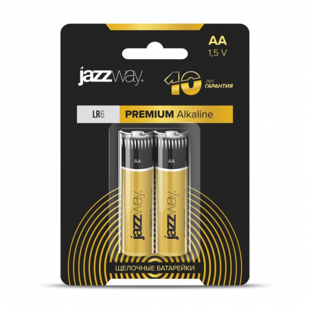 Элемент питания алкалиновый AA/LR6 1.2В Premium Alkaline BL-2 (блист.2шт) JazzWay 5026896 Элемент питания алкалиновый AA/LR6 1.2В Premium Alkaline BL-2 (блист.2шт) JazzWay 5026896