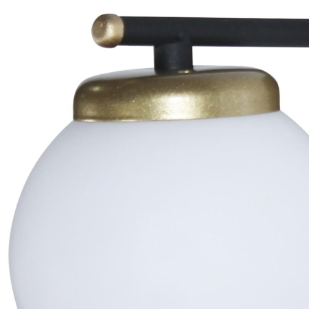 Светильник "Злата" 141 (плафон 8728) НСБ 01-4х25-101 G9 [ИМ] потолочн. черн.зол. Элетех 1005405280