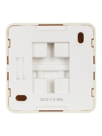 Выключатель 2-кл. ОП Октава 10А IP20 ВС20-2-0-ОКм крем. GENERICA EVO20-K33-10-DC