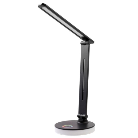 Светильник светодиодный настольный UF-822 C02 7Вт димм. 3 цвет. темп. RGB ночник черн. Ultraflash 15177