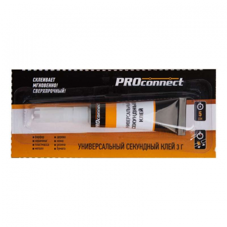 Клей универсальный секундный (3г) на мульти-карте (уп.12шт) Proconnect 61-0900 Клей универсальный секундный (3г) на мульти-карте (уп.12шт) Proconnect 61-0900