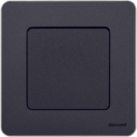 Переключатель 1-кл. Inspiria 10А IP20 250В 10AX механизм антрацит IEK 673653