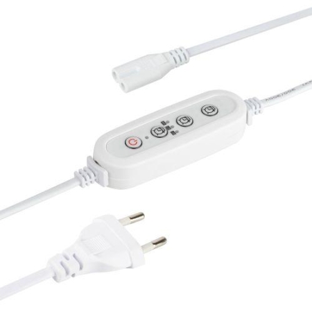 Таймер для фитосветильника FITO-LINETIME (2-pin) с проводом 1.5 м Эра Б0059056 Таймер для фитосветильника FITO-LINETIME (2-pin) с проводом 1.5 м Эра Б0059056