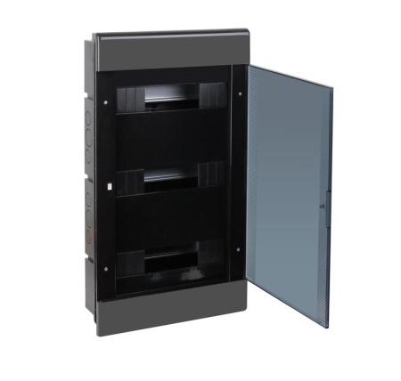 Щиток СП Тусо 36мод. с двер. 547х299х103мм черн. Ruvinil 68136Ч