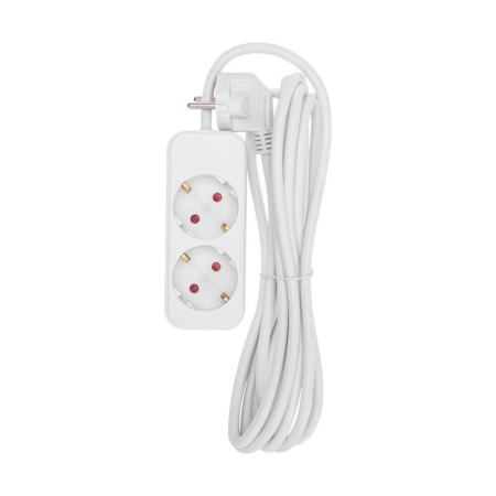 Удлинитель 2х3м с заземл. STANDARD 3х1кв.мм бел. Rexant 13-4004 Удлинитель 2х3м с заземл. STANDARD 3х1кв.мм бел. Rexant 13-4004