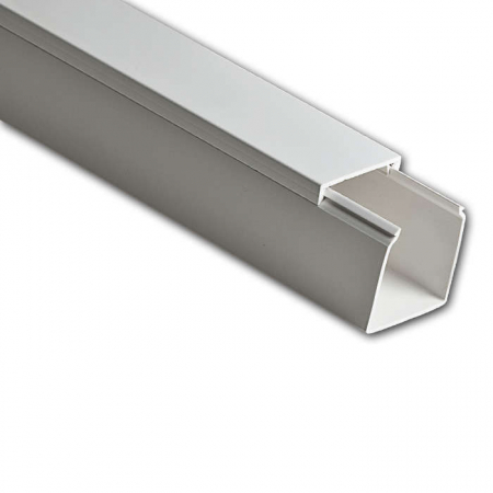 Кабель-канал 40х40 L2000 пластик бел. Ruvinil РКК-40х40 Кабель-канал 40х40 L2000 пластик бел. Ruvinil РКК-40х40