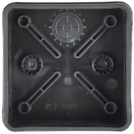 Коробка распаячная ОП КМ42435 80х80х40мм IP67 8 вводов черн. IEK UKO21-080-080-040-K02-66