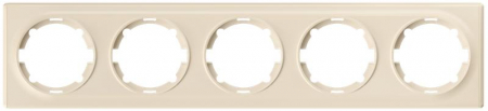 Рамка 5-м Florence беж. 1E52501301 OneKeyElectro 2172809 Рамка 5-м Florence беж. 1E52501301 OneKeyElectro 2172809