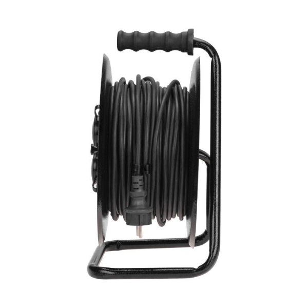 Удлинитель на метал. катушке 4х50 с заземл. IP44 КГ 3х1.5 c защ. крышкой Rexant 13-5013