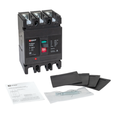 Выключатель автоматический LS250 25кА 3P 250А ProPact EKF mccb-250-25-3-250-ls Выключатель автоматический LS250 25кА 3P 250А ProPact EKF mccb-250-25-3-250-ls