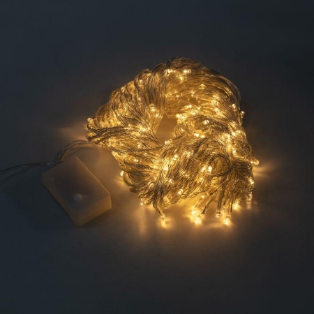 Гирлянда светодиодная "Светодиодный Дождь" 3х2м 240LED тепл. бел. 25Вт 230В IP20 эффект водопада провод прозр. Neon-Night 235-006 Гирлянда светодиодная "Светодиодный Дождь" 3х2м 240LED тепл. бел. 25Вт 230В IP20 эффект водопада провод прозр. Neon-Night 235-006