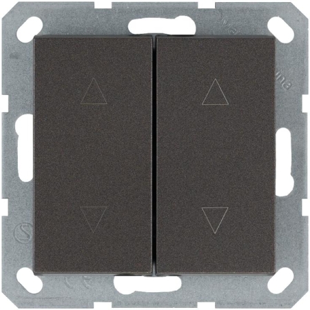 Выключатель для жалюзи 2-кл. 10А IP20 механизм мокко Jasmart G3028Z Выключатель для жалюзи 2-кл. 10А IP20 механизм мокко Jasmart G3028Z