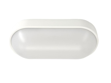 Светильник светодиодный WP 15 C 12W OP 840 W10L22 WH 220х106х60мм 12Вт 4000К IP65 ЖКХ овал. пылевлагозащ. бел. Русский Свет 15071524499