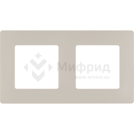Рамка 2-м СП Etika IP20 сл. кость IEK 672512