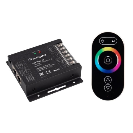 Контроллер ARL-OVAL-RGB Black 12-24В 3х10А ПДУ Овал RF RJ45 IP20 метал. Arlight 027157 Контроллер ARL-OVAL-RGB Black 12-24В 3х10А ПДУ Овал RF RJ45 IP20 метал. Arlight 027157