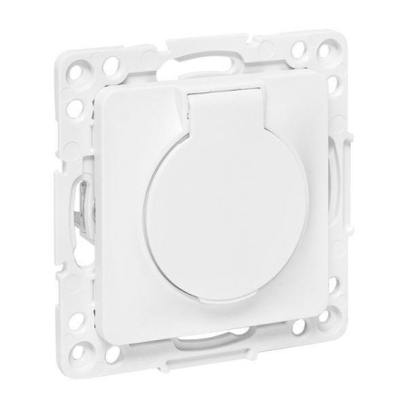 Розетка 1-м СП Стокгольм 16А IP44 с заземл. защ. шторки с крышкой механизм бел. PROxima EKF EYR16-028-10-44 Розетка 1-м СП Стокгольм 16А IP44 с заземл. защ. шторки с крышкой механизм бел. PROxima EKF EYR16-028-10-44