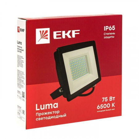 Прожектор светодиодный СДО-3005 75Вт 6500К IP65 Basic EKF FLL-3005-75-6500 Прожектор светодиодный СДО-3005 75Вт 6500К IP65 Basic EKF FLL-3005-75-6500