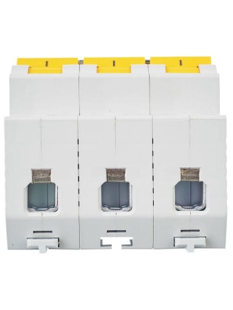 Выключатель автоматический модульный 3п D 125А 15кА ВА47-150 KARAT IEK MVA50-3-125-D Выключатель автоматический модульный 3п D 125А 15кА ВА47-150 KARAT IEK MVA50-3-125-D