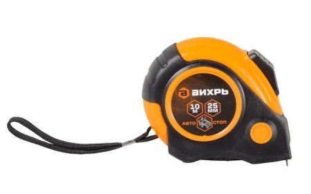 Рулетка 10мх25мм автостоп Вихрь 73/11/1/6