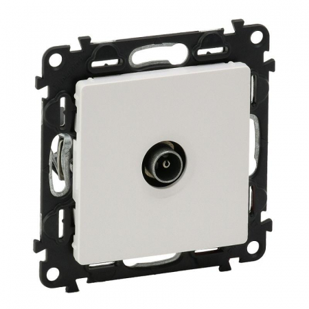 Розетка телевизионная оконечная TV 1-м Valena Life 10дБ 0-862МГц с лицев. панелью механизм бел. Leg 753460 Розетка телевизионная оконечная TV 1-м Valena Life 10дБ 0-862МГц с лицев. панелью механизм бел. Leg 753460