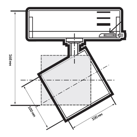 Светильник светодиодный трековый трехфазный 3P PTR 7030 30Вт 3000К 36град. WH IP40 Pro+ JazzWay 5062733