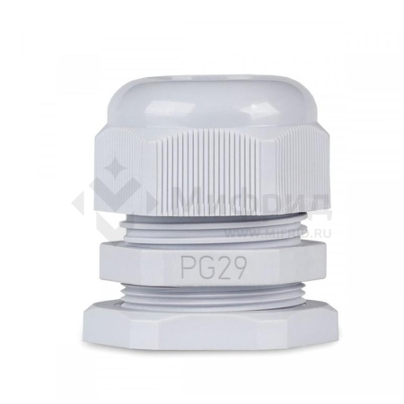 Ввод кабельный (сальник) PG-29 IP68 сер. TOKOV ELECTRIC TKE-PG-29-G