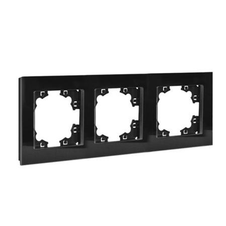 Рамка 3-м Афина стеклянная графит UNIVersal 2256 Рамка 3-м Афина стеклянная графит UNIVersal 2256