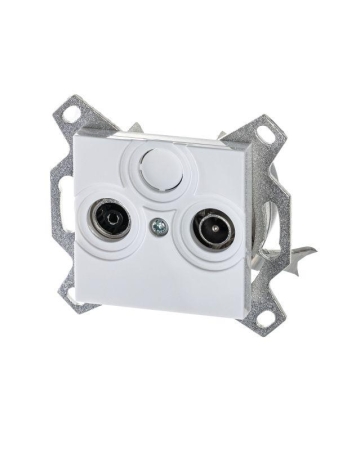 Розетка телевизионная оконечная TV/R Levit бел. ABB 2CHH083503A6003 Розетка телевизионная оконечная TV/R Levit бел. ABB 2CHH083503A6003