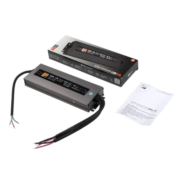 Блок питания для светодиод. ленты BSPS 12В 33.30А=400Вт IP67 JazzWay 5062108 Блок питания для светодиод. ленты BSPS 12В 33.30А=400Вт IP67 JazzWay 5062108