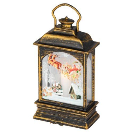 Светильник светодиодный новогодний "Новогодние истории" настольный динамич. 13см Эра Б0060475