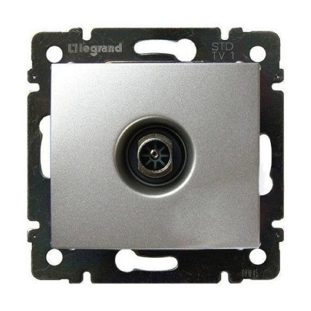 Розетка телевизионная TV СП Valena 2400мГц механизм алюм. (DIY-упак.) IEK 694345 Розетка телевизионная TV СП Valena 2400мГц механизм алюм. (DIY-упак.) IEK 694345