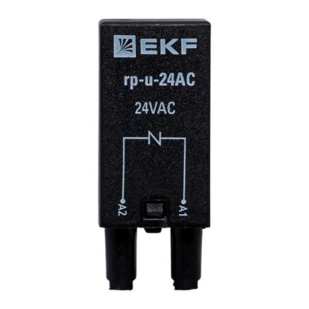 Модуль защитный с варистором 24В AC для промежуточных реле RP AVERES EKF rp-u-24AC Модуль защитный с варистором 24В AC для промежуточных реле RP AVERES EKF rp-u-24AC