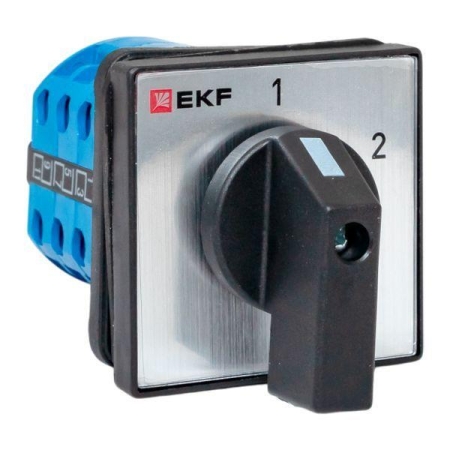 Переключатель кулачковый ПК-1-53 3п 10А "1-2" IP65 EKF pk-1-53-10-65 Переключатель кулачковый ПК-1-53 3п 10А "1-2" IP65 EKF pk-1-53-10-65