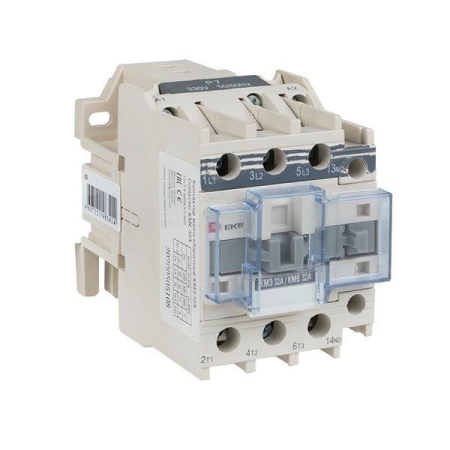Контактор КМЭ 32А кат. 380В AC 1НЗ EKF ctr-s-32-380-nc Контактор КМЭ 32А кат. 380В AC 1НЗ EKF ctr-s-32-380-nc