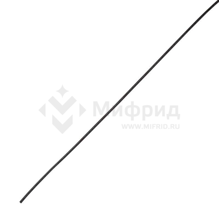 Трубка термоусадочная двустенная клеевая 6/1.5 (4:1) черн. 1м Rexant 23-6006