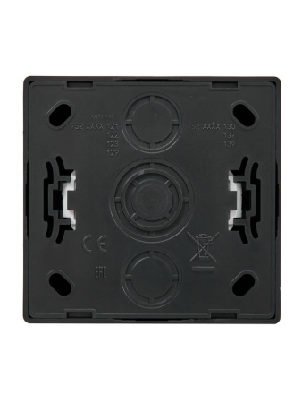 Розетка 1-мест. без заземл. LETO ПБТ черн. бархат LEZARD 752-4200-121B Розетка 1-мест. без заземл. LETO ПБТ черн. бархат LEZARD 752-4200-121B