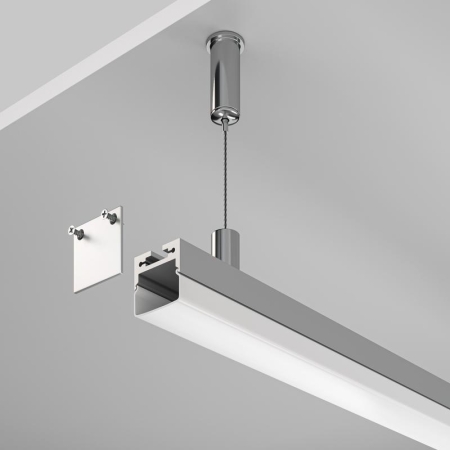 Профиль накладной/подвесной 20х20 алюм. Maytoni ALM-2020B-S-2M