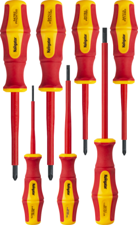 Набор отверток диэлектрических NHT-Оtd03-H7 (7шт) Navigator 95263