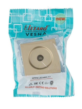 Розетка ТВ оконечная VESNA зол. LEZARD 742-3688-130 Розетка ТВ оконечная VESNA зол. LEZARD 742-3688-130