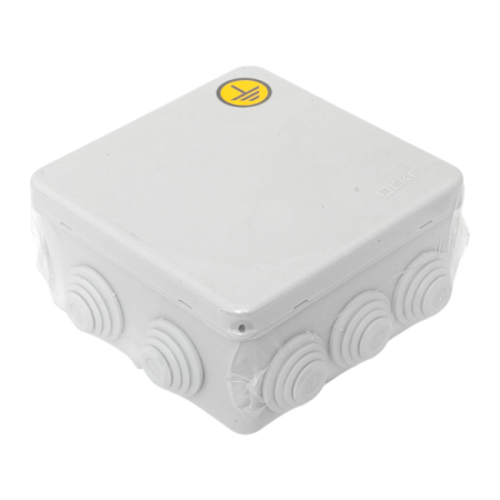 Коробка уравнивания потенциалов КУП-030-014 100х100х50 IP55 с крышкой наружн. для прямого монтажа 10 мембр. вводов сер. EKF plc-kmr-030-014-g